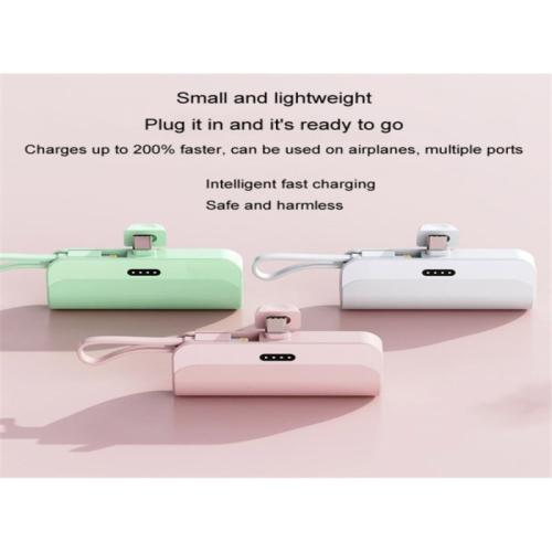 Mini Power Bank (Black/White) with Touch